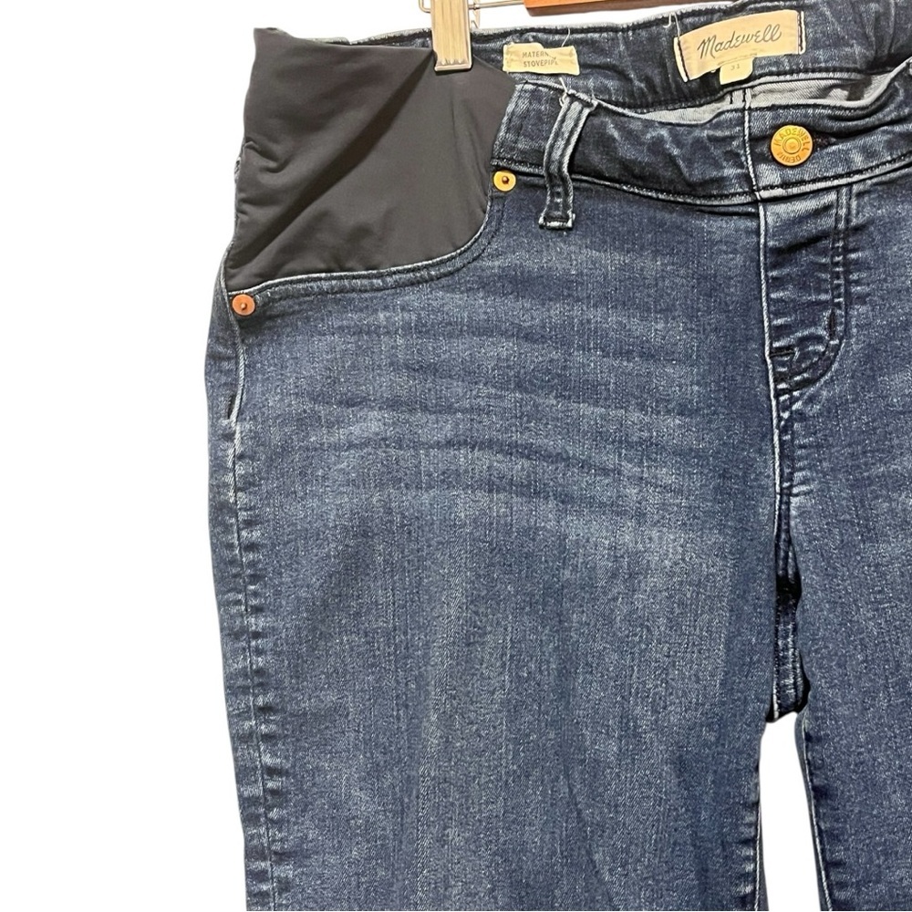 Madewell Maternity Side-Panel Stovepipe Jeans in
Dahill Wash Size 31 - Picture 8 of 13